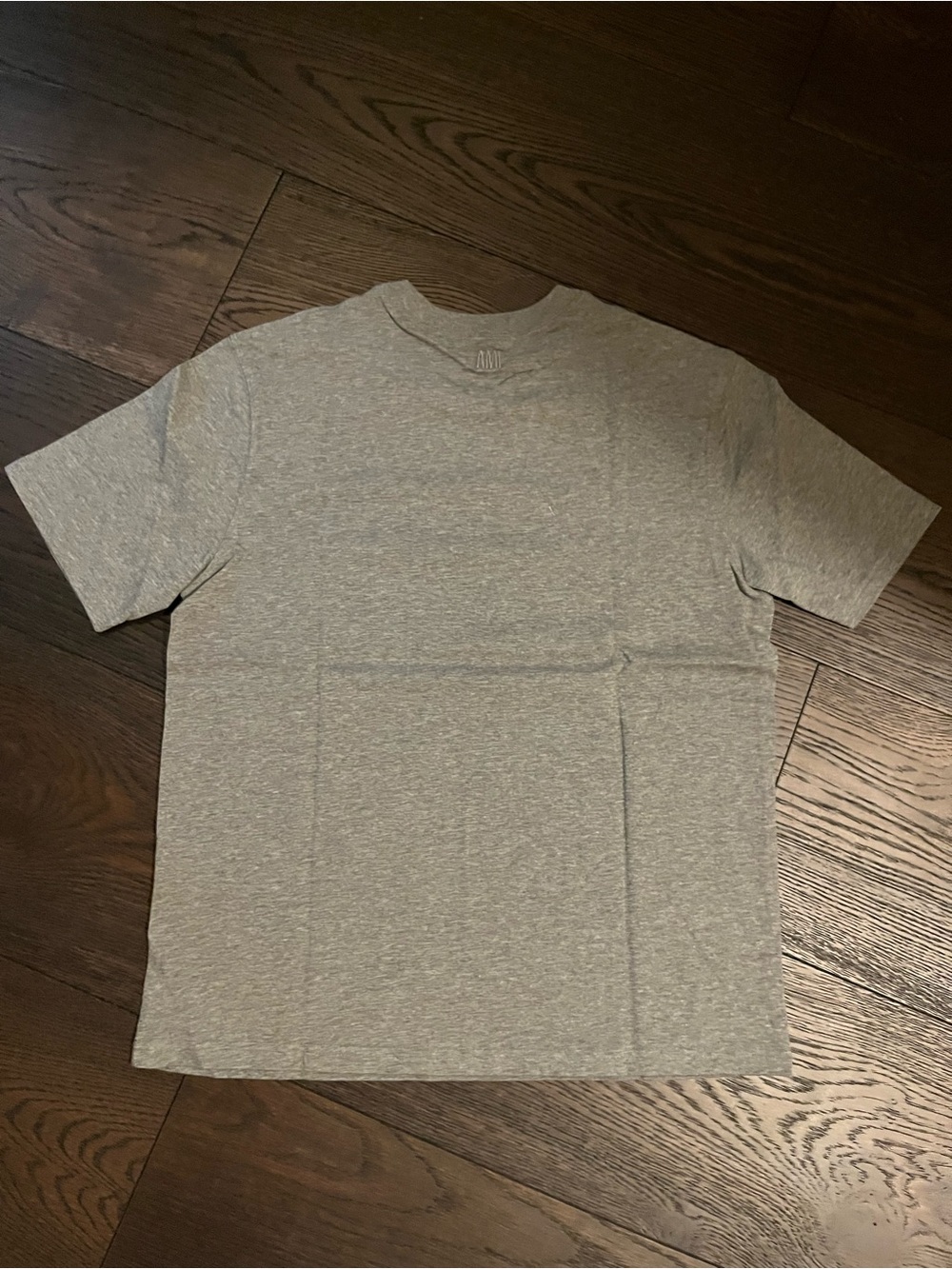 Grey Cotton Ami De Coeur Tshirt TS - Picture 2 of 4